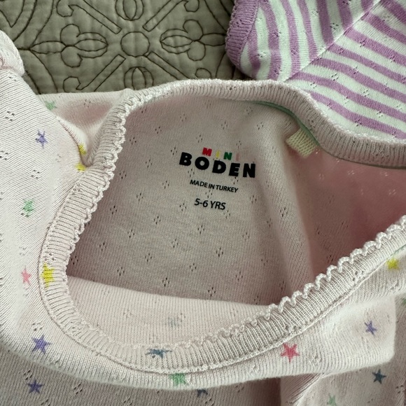 Girl’s Bundle Mini Boden Pointelle Tops - Picture 6 of 15